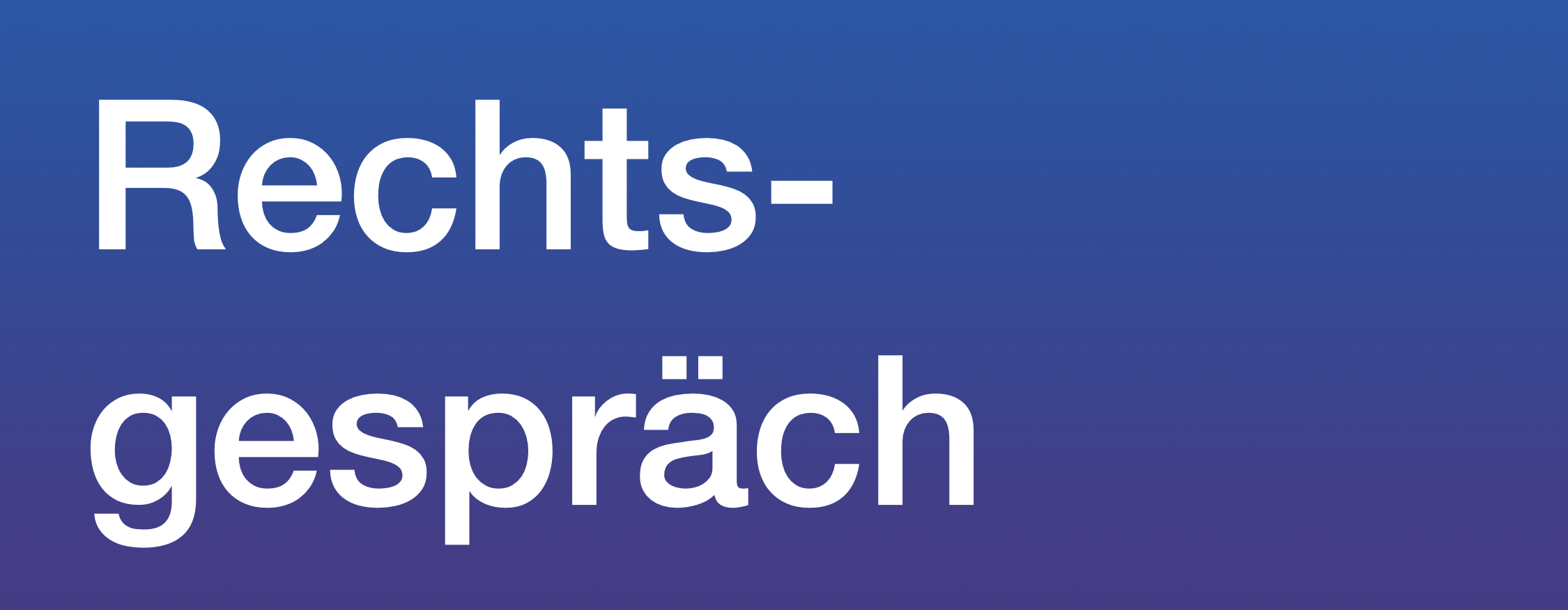 Rechtsgespräch podcast logo